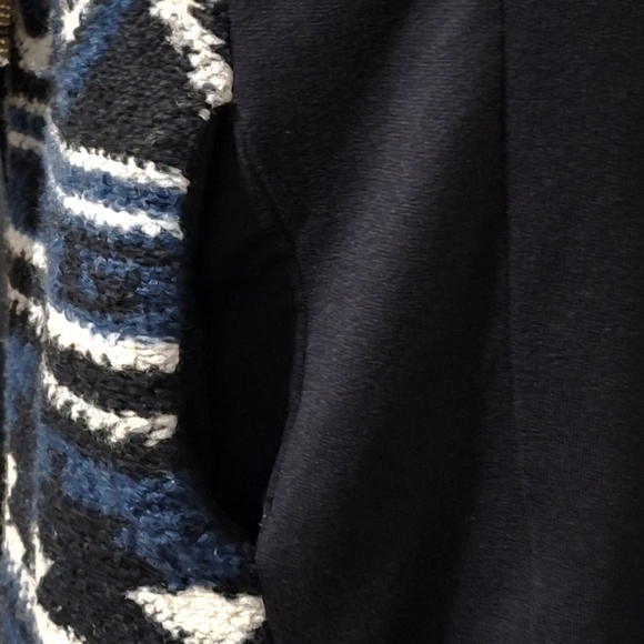 Dolan Multicolor Western Unique Thick Open Front Southwestern Cardigan Jacket M - Picture 9 of 10